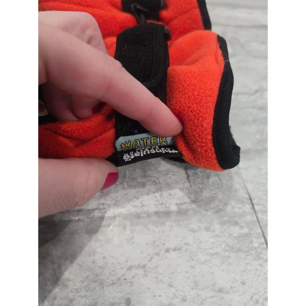 Philadelphia Flyers Waterproof Gloves NHL Fleece Snow Skiing Winter Cold Orange